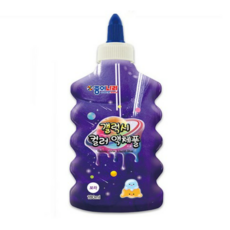 종이나라 갤럭시컬러 액체풀 물풀 180ml 슬라임 재료, PURPLE(180ml), 6개