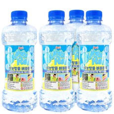 어린이 비눗방울 유아 버블건 기획전 (KC인증), 비눗방울 버블 용액 리필 500ml 4개입 2L 세트, 1세트