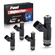 ENA 4홀 연료 인젝터 4개 세트 크라이슬러 닷지 PT 크루저 세브링 2004 2010 캐러밴 네온 SX 스트라투스 2007 L4 2.4L 교체용 FJ483 8001490N, ENA 4홀 연료 인젝터 4개 세트 크라이슬러 닷지 P