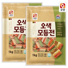 사조오양 오색모듬전 1kg +1kg, 2개