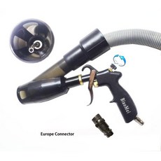 전동 에어 펌프 공기주입기 자동차 인테리어 디테일링 블로우 토네이도 건 및 진공 청소 빠르게 먼지 날림, 1)EUROPE CONNECTOR