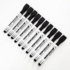 라디브 얇은 보드마카 보드 마카펜 보드마카 블랙 10개