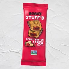 보보스 오트 스터드 바 버터 젤리 70.9g 2.5온스 12팩 통 롤 귀리 훌륭한 맛의 비건 휴대 스낵 Bo