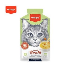 완피캣 미트브로스 (치킨+호박+당근) 50g 강아지 캔, 6개, 치킨