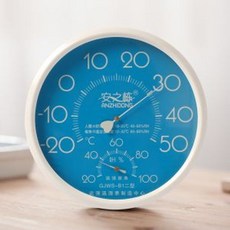 블랙폰드 원형벽걸이온도계온도측정습도계 1004924EA pon+433Oq