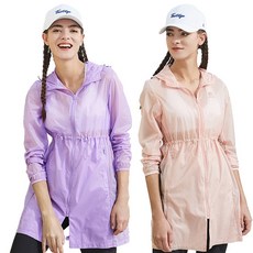 TECTOP 探拓戶外 201228女款長版抗UV超輕薄外套(超時尚、超透氣、抗UV、防潑水、好輕薄)