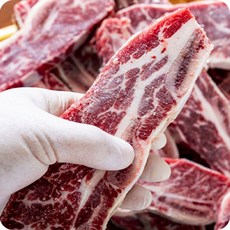 최상급 초이스 등급 LA 갈비 명절음식 LA갈비구이 설 소갈비 갈비찜, 1개, 1kg