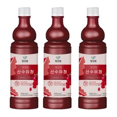 자연초 산수유청 산수유엑기스, 3개, 900ml