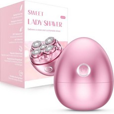 여성용 전동 면도기 5D 플로팅 로터리 면도기 헤어 리무버 팔 다리 겨드랑이용 습식/건식 페이스 및 바디 핑크색을 위한 휴대용 여행용 선물, 519, Pink