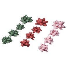 이케아 빈테르핀트 포장리본12종 혼합 색상/여러 가지 사이즈, 혼합 색상/여러사이즈