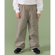 매장정품 무신사스탠다드 MUSINSA STANDARD KIDS 속기모 나일론 밴딩 와이드 스트링 팬츠 [더스티 베이지] MKDPCAZ03-UI 528079