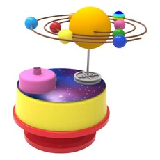 과학놀이 태양계학습 공전궤도 조명등 조립키트/ 집콕과학 수면등 태양계행성 수업용, 1개