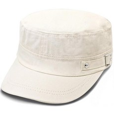 WULIQIUQIU 육군 생도 모자 남성용 여성용 밀리터리 플랫 탑 캡 유니 기본 야구 모자 화이트. 단일 사이즈 171474, 화이트