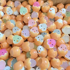 蛋殼小雞 趣味小玩具 兒童小學生獎品 幼兒園禮物, 1個, 夜光蛋殼小雞  20個  1.8   2.1cm左右:1