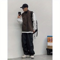 三件裝/單件美式休閒機能馬甲男女秋季山系戶外無袖坎肩上衣套裝