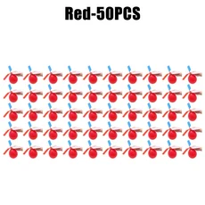 쿠쿠스토어 풍선 항공기 과학 기술 교육 장난감 수제 DIY 헬리콥터 어린이 창의적, 01 As shown, 04 Red-50PCS