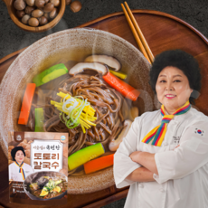 [인포벨]TV홈쇼핑정품 애드크로스 이순실의 속편한 도토리 칼국수 도토리면 담백한면 평양칼국수 간편식사, 2개, 900g