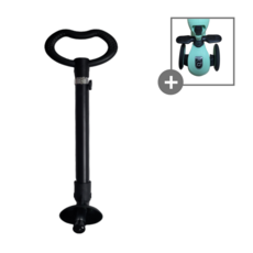 스쿳앤라이드 손잡이+일자발판 세트, 블랙손잡이+발판세트, 1개