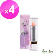 澳洲Natures Care-Leimei 綿羊油護唇膏含維他命E, 3.7g, 1個, 無香料