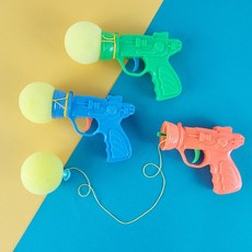 오아시스 팡팡 쁘티 스펀지 권총 아이스크림 아이스 펀치 볼 추억의장난감, 색상랜덤, 1개