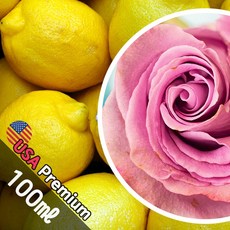 C060 레몬 로즈 100ml (Lemon Rose) 프래그런스오일 캔들 디퓨저 향수, 1개