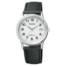 CITIZEN 男士 Regno 太陽能科技防水標準款皮革手錶 RS25-0033B