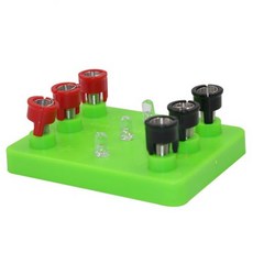 스프링 접지 3색 다이오드 전기 전류 실험기 사이언스 학교 준비물 과학상자 교과서