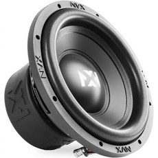 NVX NSW82v3 800W 피크400W RMS N 시리즈 v3 8인치 듀얼 2옴 카 서브우퍼, 10" Dual 2-Ohm