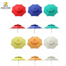 팔각 파라솔 특대형 캠핑 낚시 비치 야외 편의점 테라스 카페 휴대용 원터치 파라솔받침대, 01.팔각 파라솔 특대형-커피