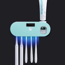 칫솔살균소독기 UV 자외선건조기 태양광충전겸용 건조살균기 치약디스펜스, 정품 심플 천백미 칫솔 아티팩트 충전식 커플 남녀 가정