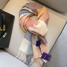 캐시미어 울 목도리 타탄체크 브리티쉬 머플러 무늬 격자 커플 겨울 크리스마스 레드 데일리