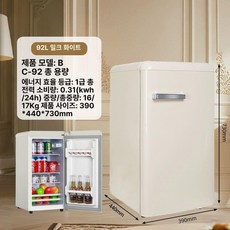 캠핑카용 냉장고 냉동고 자취방용 소형 29L 29L-실버, 92L 카우키키화이트, 1L