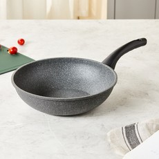 [모던하우스] 레인포레스트 블랙 스톤코팅 인덕션겸용 웍팬 28CM /CK0223039, 단품, 1개
