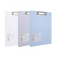 델리 커버 클립보드 레포트 화일 A4 72500, 화이트(72500), 1개