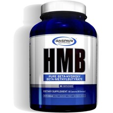 Gaspari Nutrition HMB 純 β-羥基 β-甲基丁酸鹽膠囊, 90入, 1個, 90錠