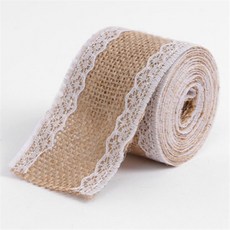 HappyJanuary 황마 레이스롤 5CM 리본공예