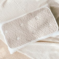 Ma lolotte 嬰兒枕套嬰幼兒吸汗枕墊新生兒 100 支純棉, Pure Blossom_嬰兒防汗枕套