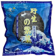 野生紫菜 黑金蔬菜 低脂低膽固醇 幼嫩鮮脆 無沙, 100g, 1個