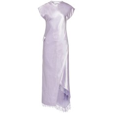 JW앤더슨 비대칭 레이스 트리밍 드레스