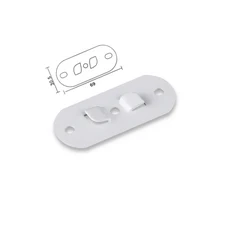 Jialisi 커튼 레일 설치 액세서리 용 상단 장착 브래킷 금속, 02 10 pcs Bracket