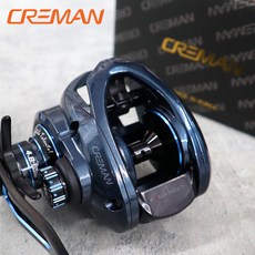 크레만 V7 브이세븐 11KG 선상 베이트릴, 지깅핸들, 4.8 좌핸들, 혼합색상, 지깅 좌핸들 4.8:1