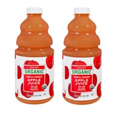 Trader Joe's Organic Unfilterd Apple Juice 트레이더 조 오가닉 언필터드 애플 주스, 2개, 1.89L