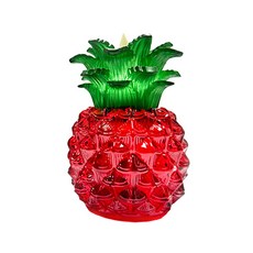 新韻傳音 好運旺旺來14CM中金賺旺來燈 LED蠟燭 法會供燈 仿真蠟燭 電子心燈 祈願心燈, 紅色, 1個