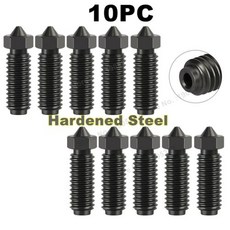 Anycubic Kobra 3 깍지 황동 경화 강철 3D 프린터 노즐 Anycubic Kobra 3 콤보 Kobra3 용 0.2 0.4 0.6 0.8 1.0mm, 5PC Hardened Steel