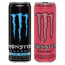 몬스터 에너지 355ml 제로슈거 24캔+파이프라인 펀치 24캔, 48개