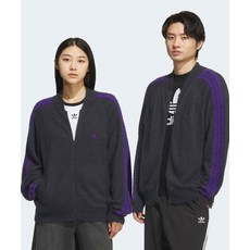 아디다스 adidas 니트 슈퍼스타 트랙탑 - 다크그레이 KD9396