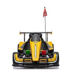 1인용 고카트 레이싱 어린이 전동차 카트라이더 나인봇, 전기 구동, 드리프트 노란색-24V 초대형 배터리