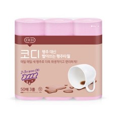코디 빨아쓰는 행주 타올 50매 3P 롤행주 주방 타월, 2개입, 3개
