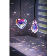 영롱한 썬캐쳐 하트 물방울 선캐쳐 썬캐처 집들이선물 예쁜 인테리어 소품 모빌 홈스타일링 참, 하트썬캐쳐