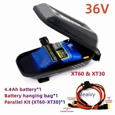 M365 배터리 확장 키트 병렬 추가 36V 48V XiaoMi M365/PRO/PRO2/1S/Mi3 필수, 03 36V 4.4Ah 1 set, 02 48V 12Ah 1 set, 1개